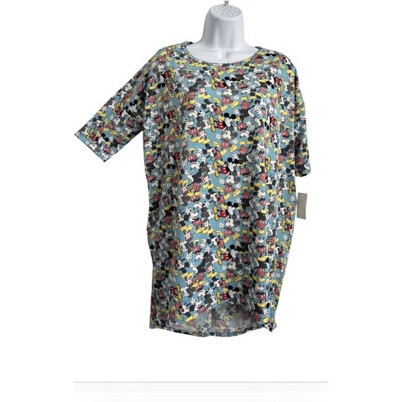 LuLaRoe Tops - NWT! Women's XS Disney Retro Mickey Mouse Blue IRMA Tunic by Lularoe